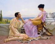 John William Godward Youth and Time oil painting
